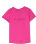 Givenchy Kids T-shirt met logoprint Roze - Thumbnail 2