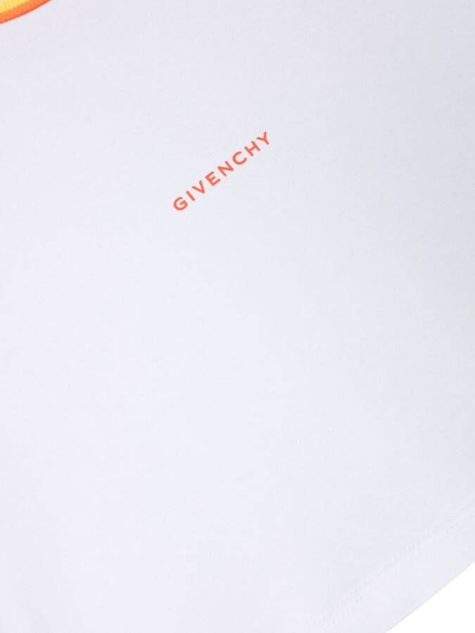 Givenchy Kids T-shirt met logoprint Wit