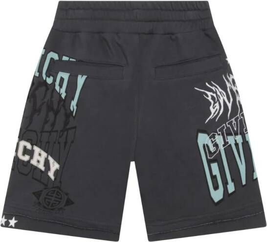 Givenchy Kids Shorts met logoprint Grijs