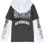 Givenchy Kids Hoodie met logoprint Grijs - Thumbnail 2