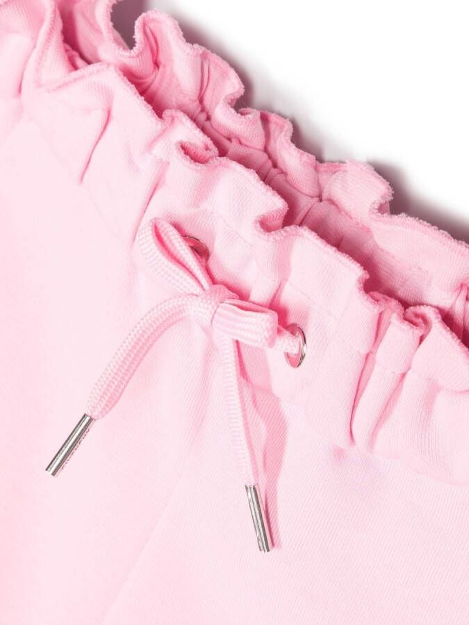 Givenchy Kids Shorts met ruche taille Roze