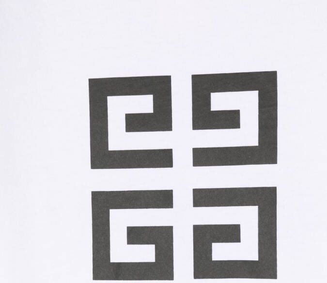 Givenchy Kids T-shirt met logoprint Wit