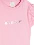 Givenchy Kids T-shirt met logoprint Roze - Thumbnail 3