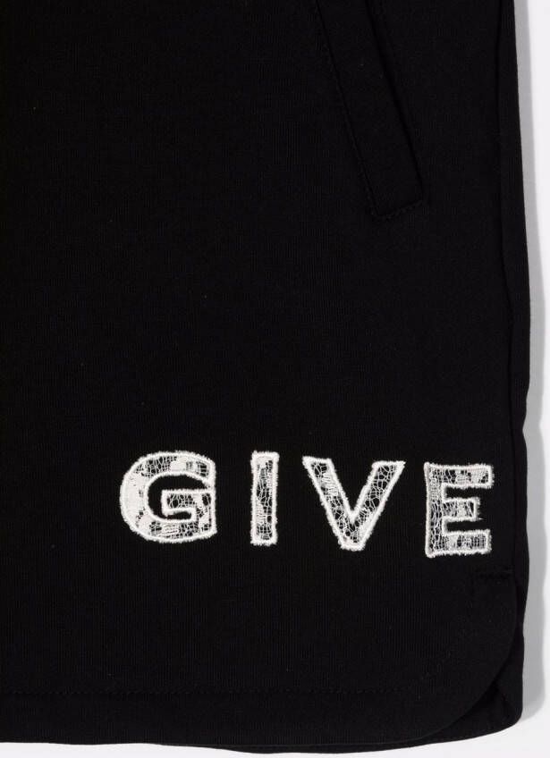 Givenchy Kids Rok met geborduurd logo Zwart