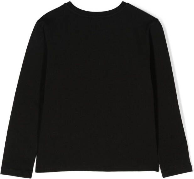 Givenchy Kids T-shirt met lange mouwen Zwart