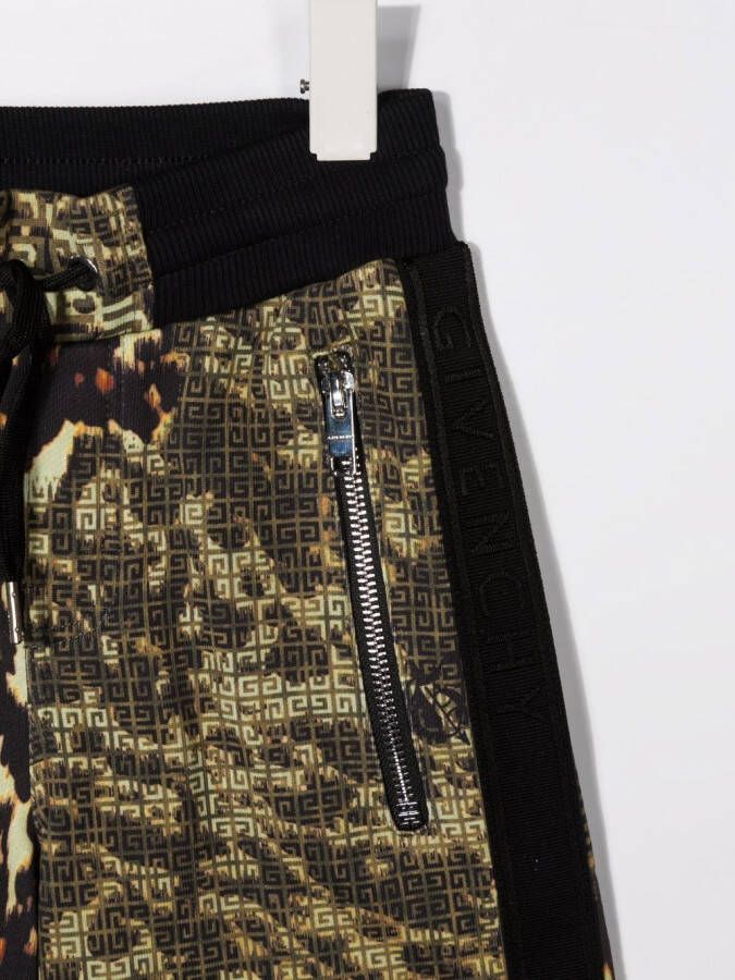 Givenchy Kids Shorts met camouflageprint Groen