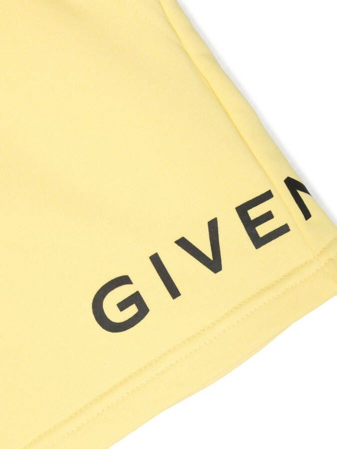 Givenchy Kids Shorts met logoprint Geel