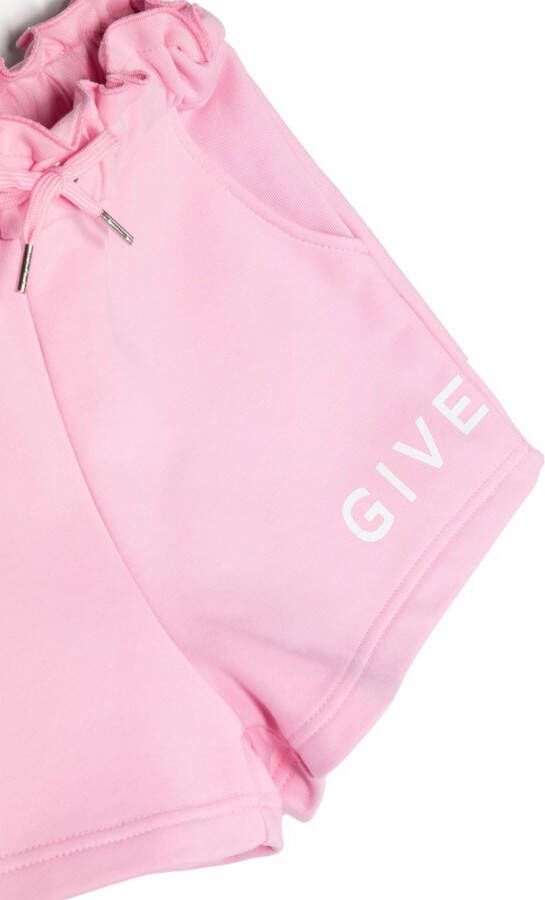 Givenchy Kids Shorts met logoprint Roze