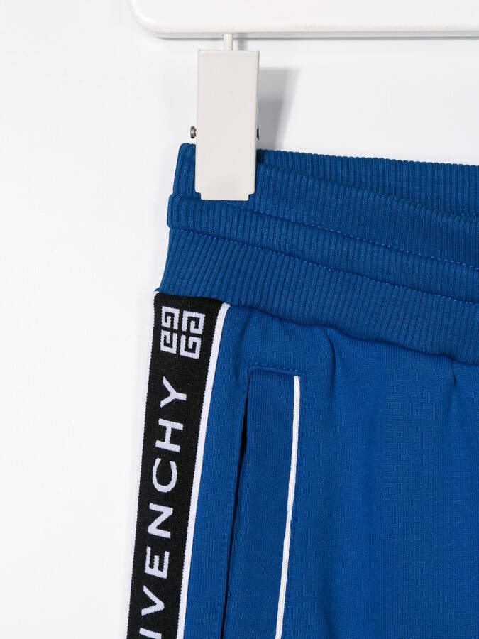 Givenchy Kids Shorts met trekkoord Blauw