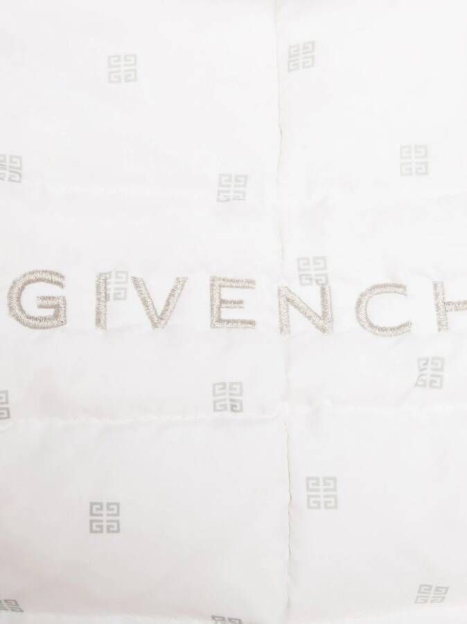 Givenchy Kids Sneeuwpak met logoprint Wit