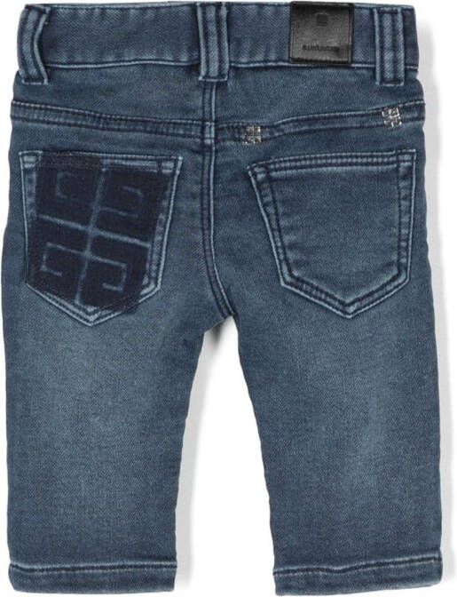 Givenchy Kids Straight jeans Blauw
