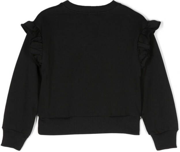 Givenchy Kids Sweater met logo Zwart