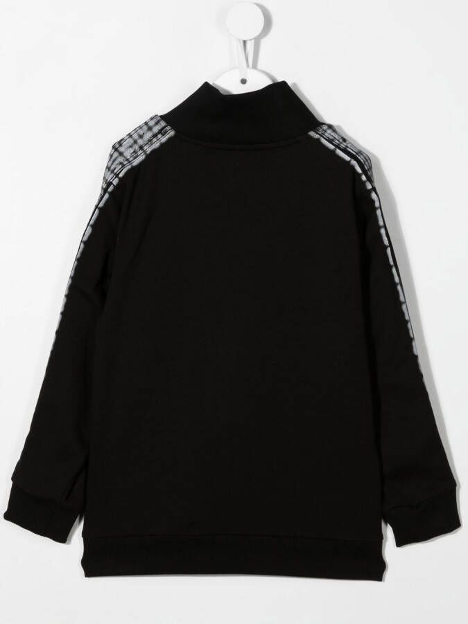 Givenchy Kids Sweater met logoband Zwart
