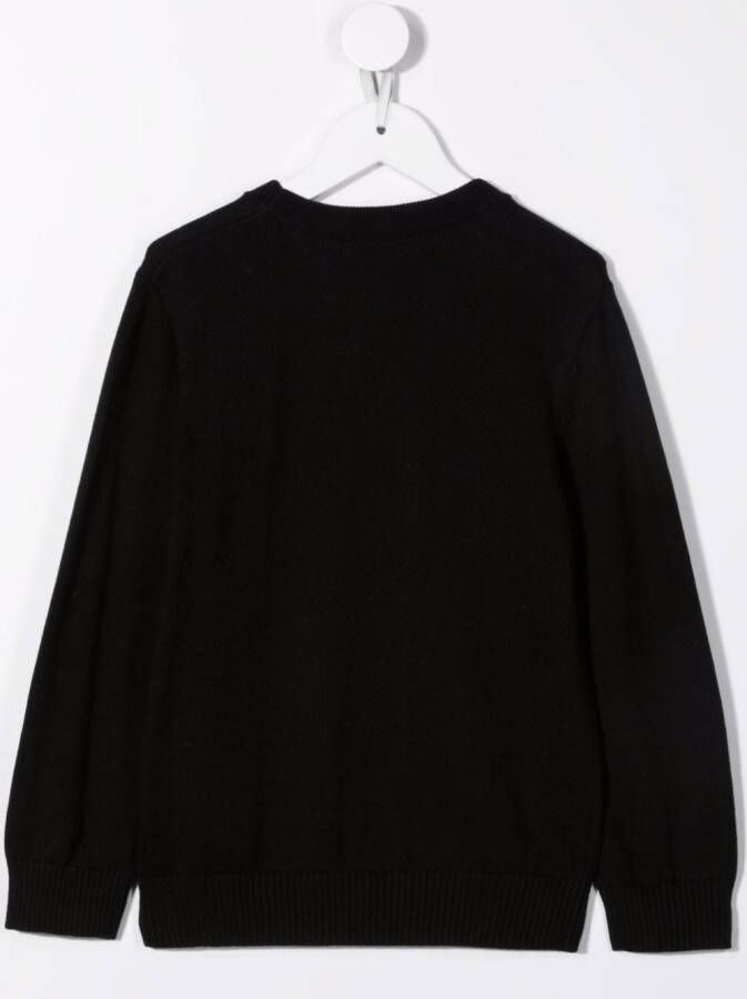 Givenchy Kids Sweater met logoprint Zwart