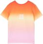 Givenchy Kids T-shirt met kleurverloop Oranje - Thumbnail 2