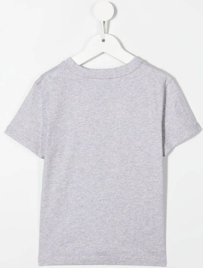 Givenchy Kids T-shirt met logoprint Grijs