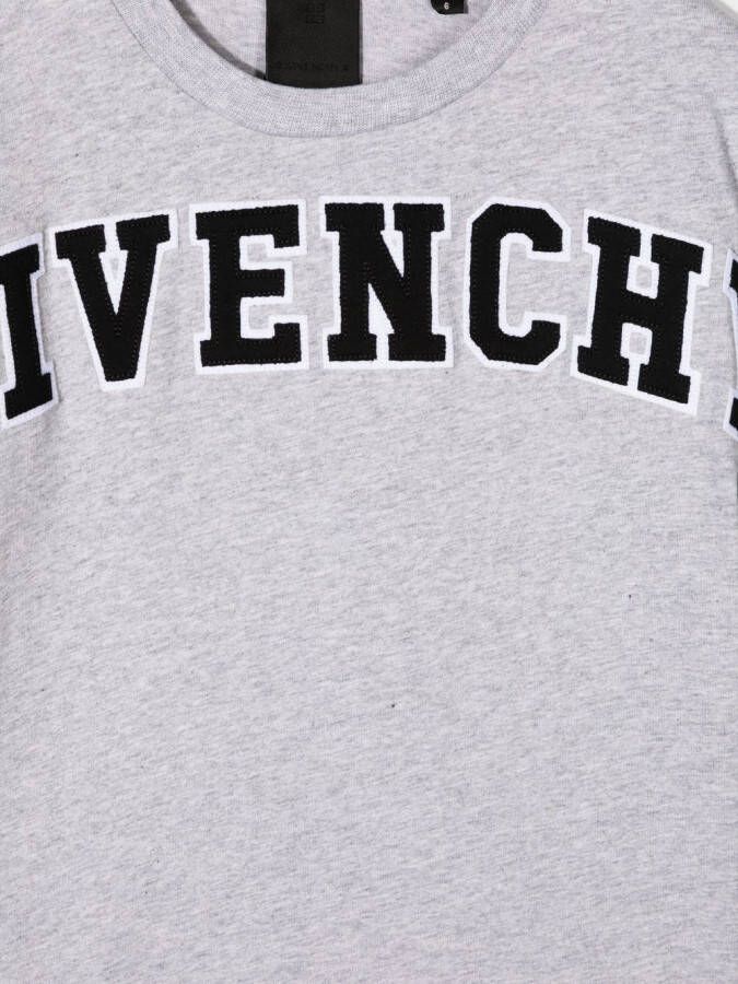 Givenchy Kids T-shirt met logoprint Grijs