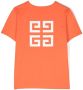 Givenchy Kids T-shirt met logoprint Oranje - Thumbnail 2