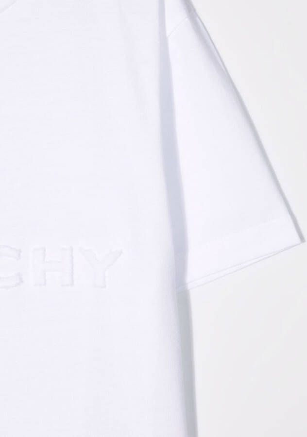 Givenchy Kids T-shirt met logoprint Wit