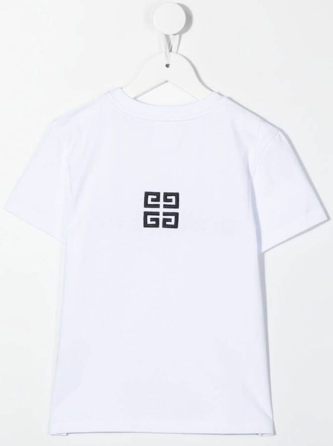 Givenchy Kids T-shirt met logoprint Wit