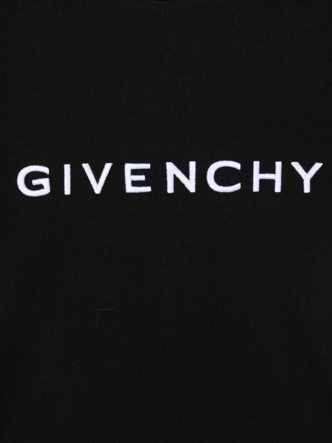 Givenchy Kids T-shirt met logoprint Zwart