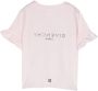 Givenchy Kids T-shirt met ruches Roze - Thumbnail 2