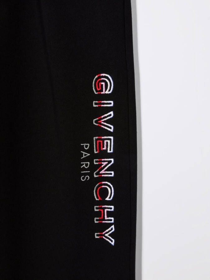 Givenchy Kids Trainingsbroek met geborduurd logo Zwart