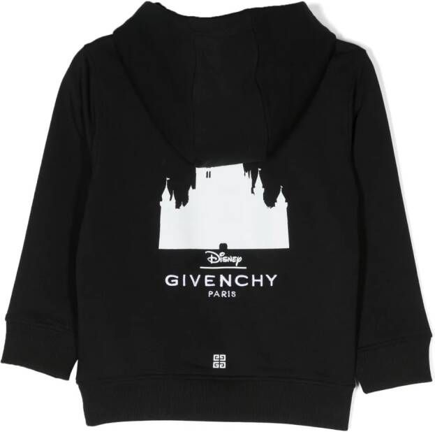 Givenchy Kids x Disney hoodie met grafische print Zwart