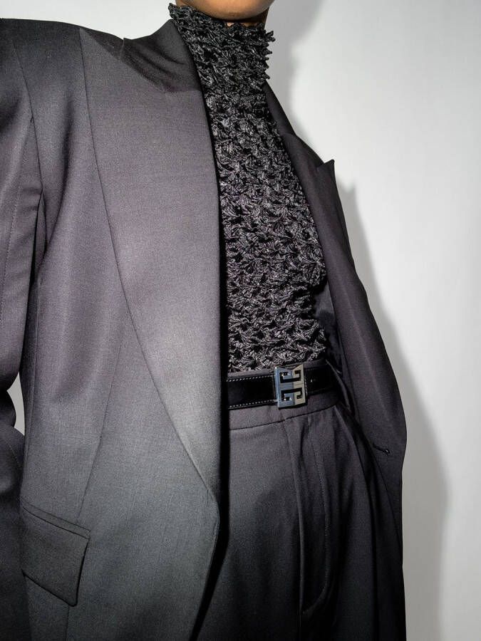 Givenchy Leren gespriem Zwart