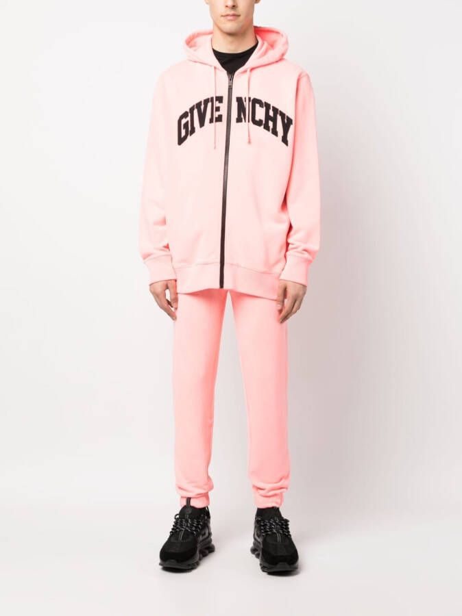 Givenchy Hoodie met geborduurd logo Roze