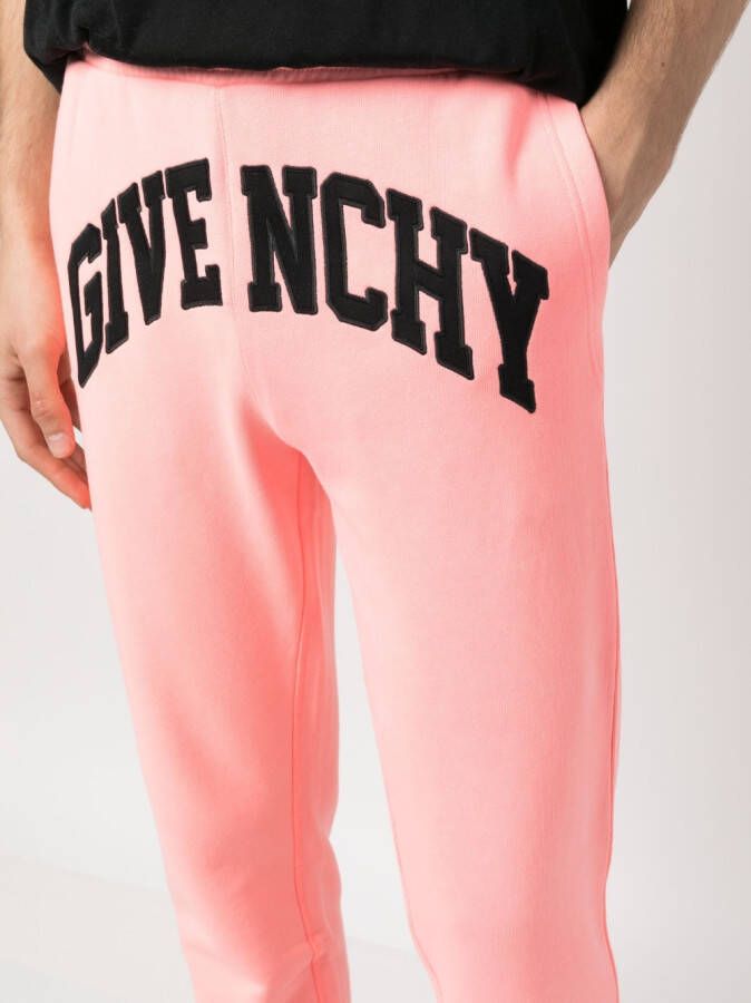 Givenchy Trainingsbroek met geborduurd logo Roze