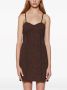 Givenchy Mini-jurk met jacquard Bruin - Thumbnail 2