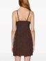 Givenchy Mini-jurk met jacquard Bruin - Thumbnail 4