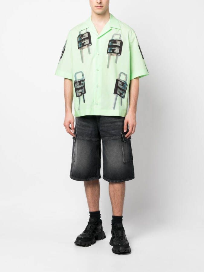 Givenchy Overhemd met print Groen