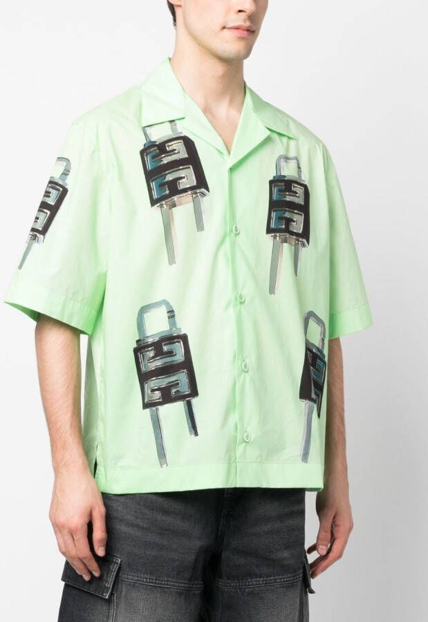 Givenchy Overhemd met print Groen