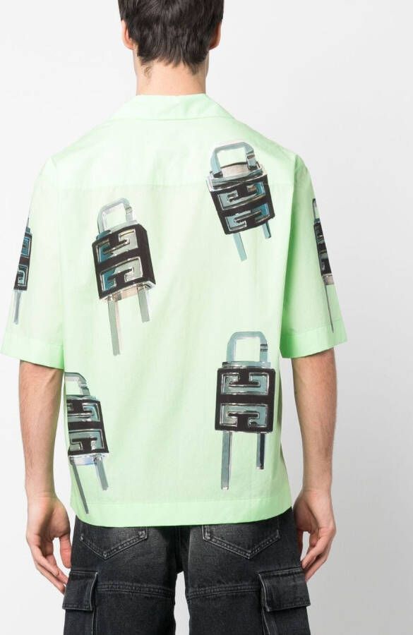 Givenchy Overhemd met print Groen