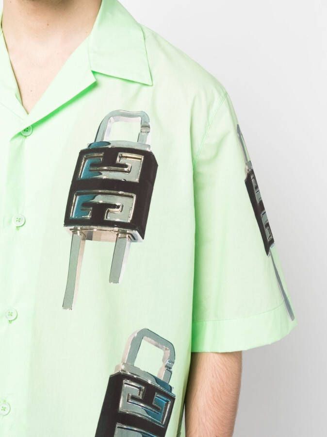 Givenchy Overhemd met print Groen