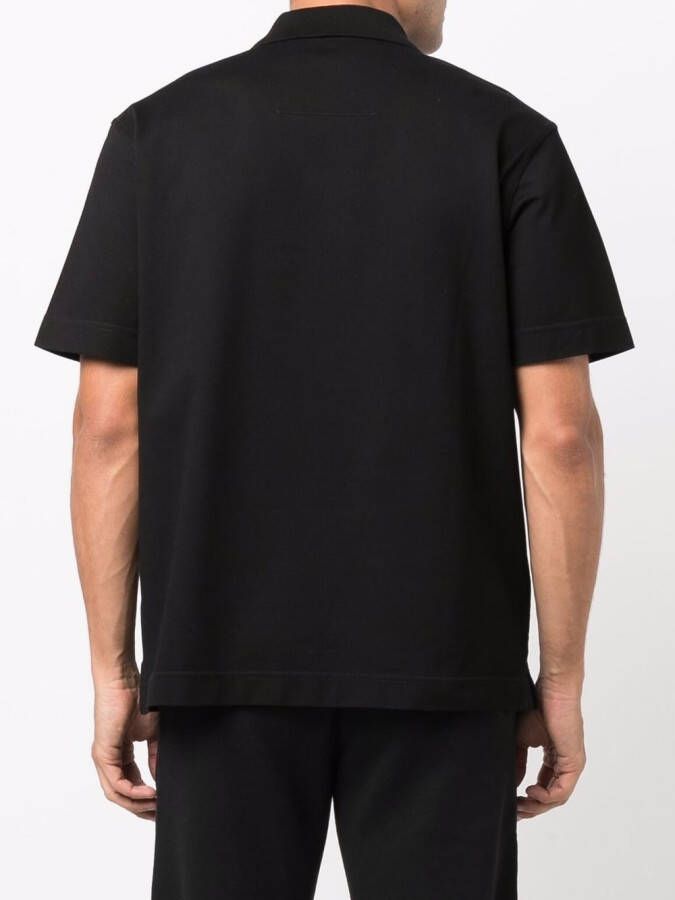 Givenchy Poloshirt met ritsdetail Zwart