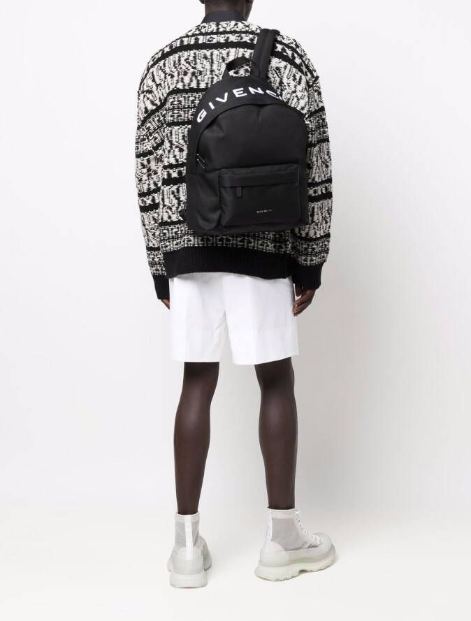Givenchy Rugzak met geborduurd logo Zwart