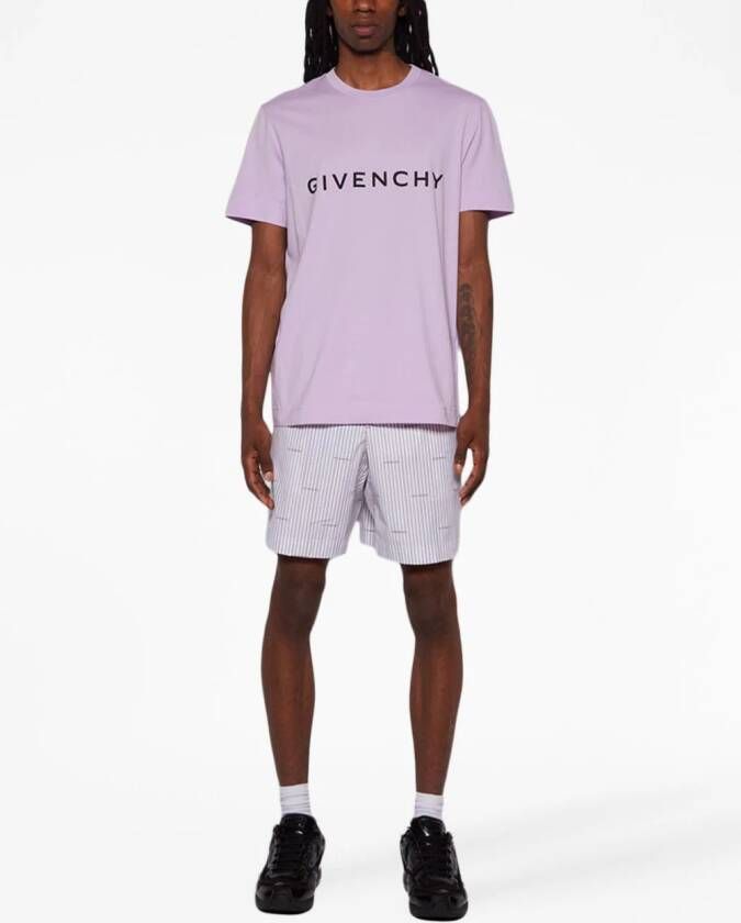 Givenchy Shorts met logoprint Grijs