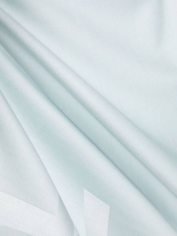 Givenchy Sjaal met jacquard logo Blauw