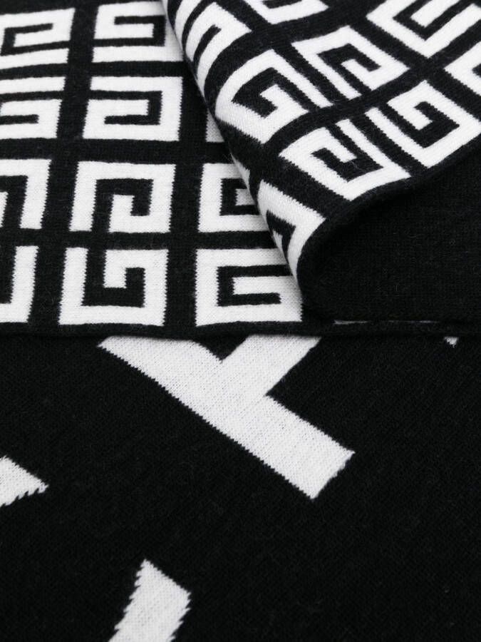 Givenchy Sjaal met logo Zwart