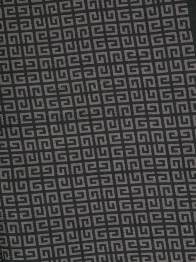 Givenchy Sjaal met monogramprint Zwart