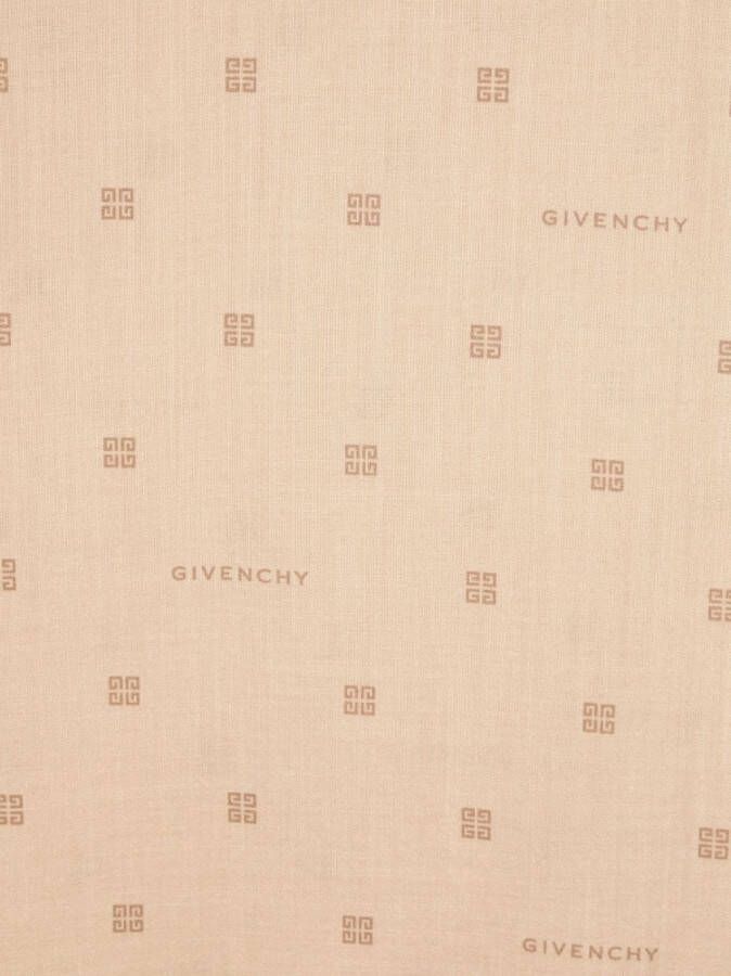 Givenchy Sjaal met patroon Beige