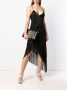 Givenchy Slipdress met waterval franje Zwart - Thumbnail 2