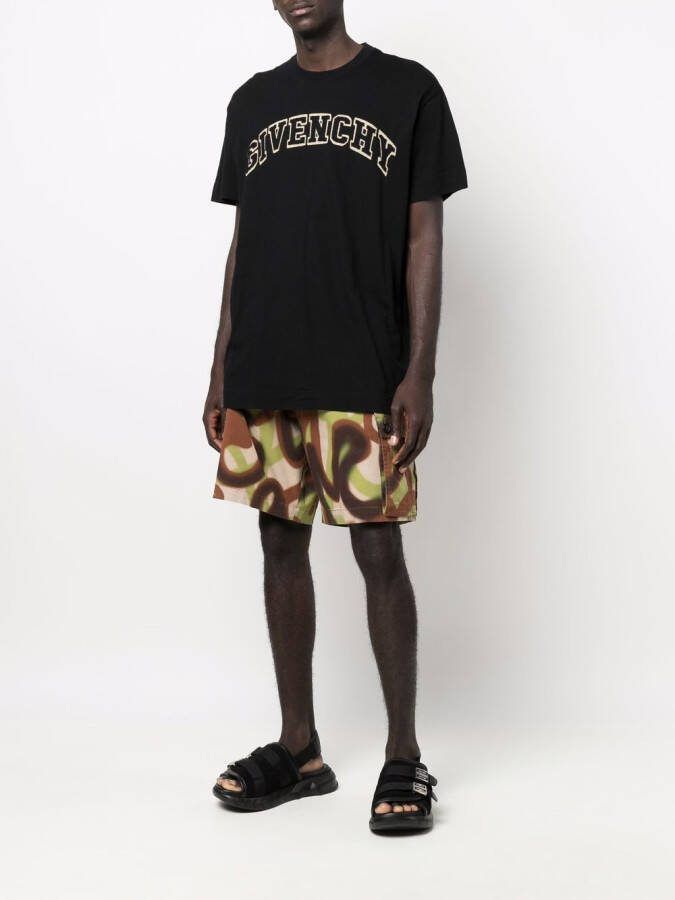 Givenchy T-shirt met logopatch Zwart