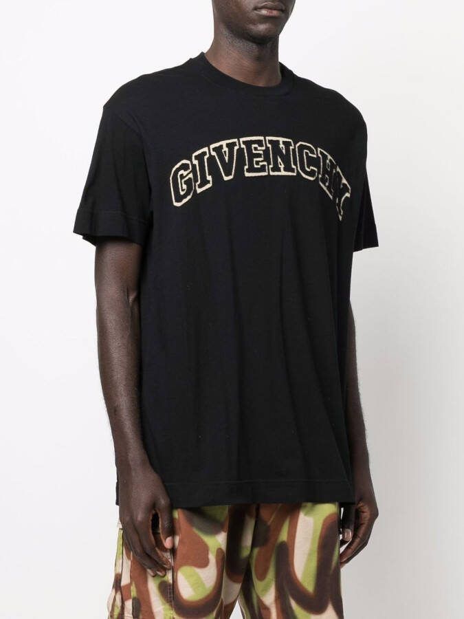 Givenchy T-shirt met logopatch Zwart
