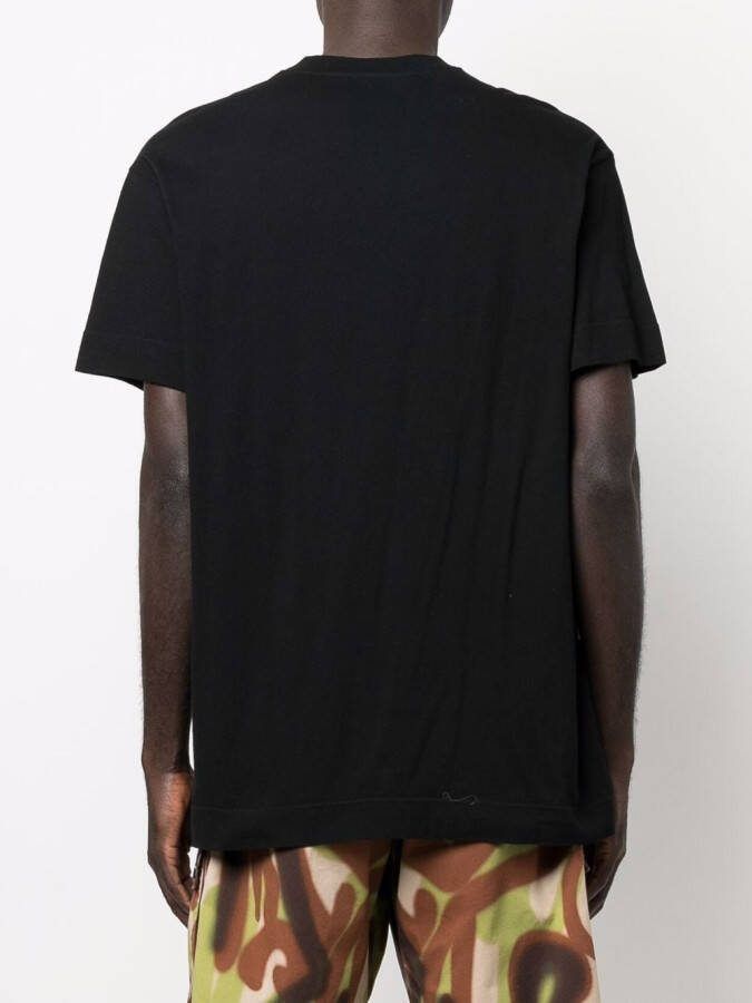 Givenchy T-shirt met logopatch Zwart