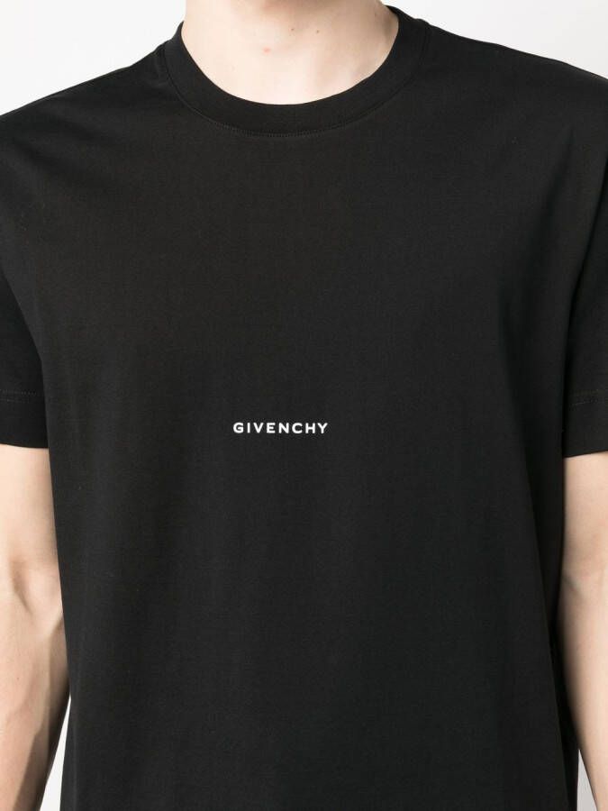 Givenchy T-shirt met logoprint Zwart