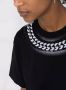 Givenchy T-shirtjurk met kettingprint Zwart - Thumbnail 3
